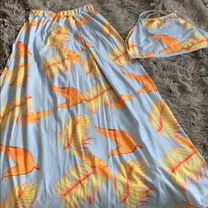 Maxi skirt set